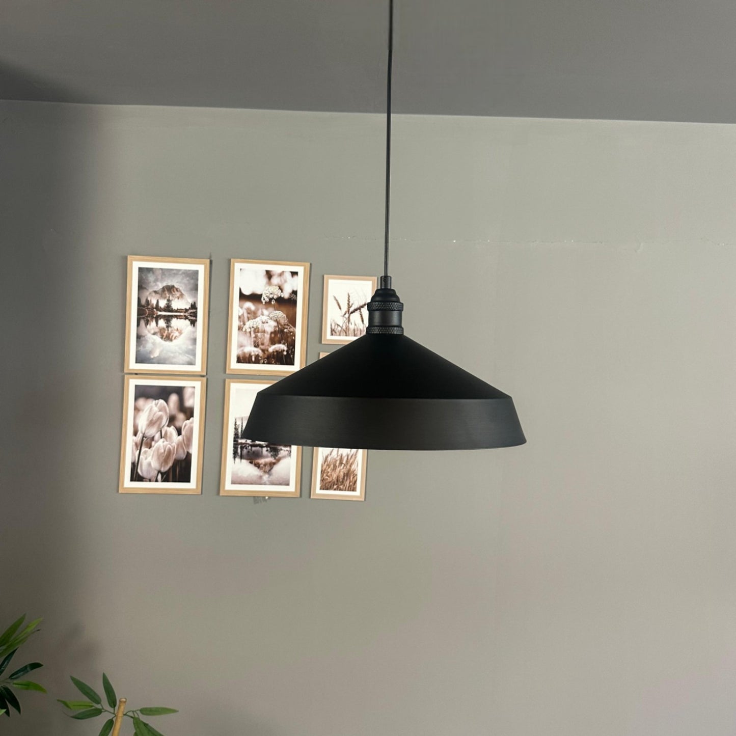 Pendelleuchte Lema Tulpe Ø37,5 cm, Metall Hängelampe