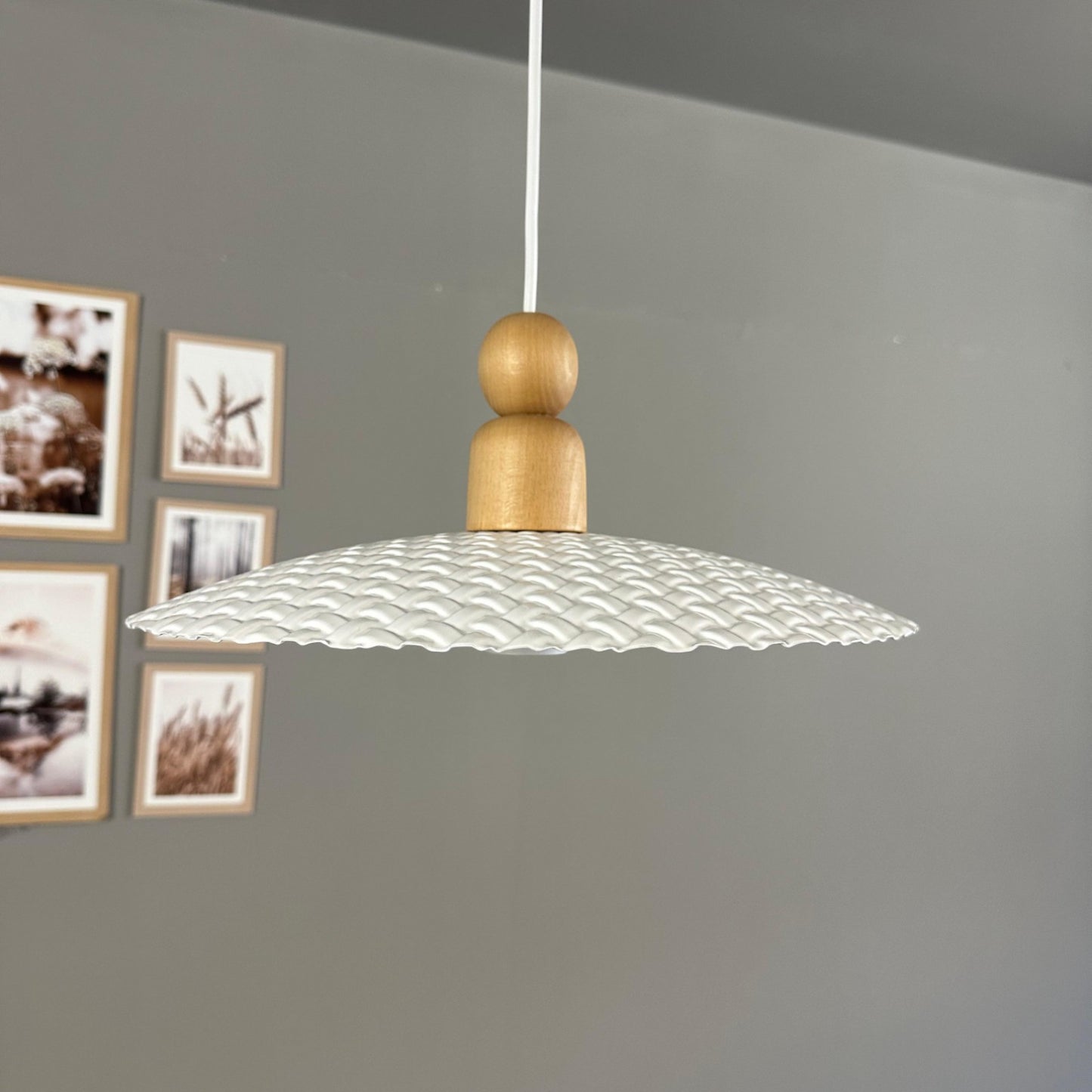 Pendelleuchte Zetra Metall Ø36cm, Modern Hängelampe