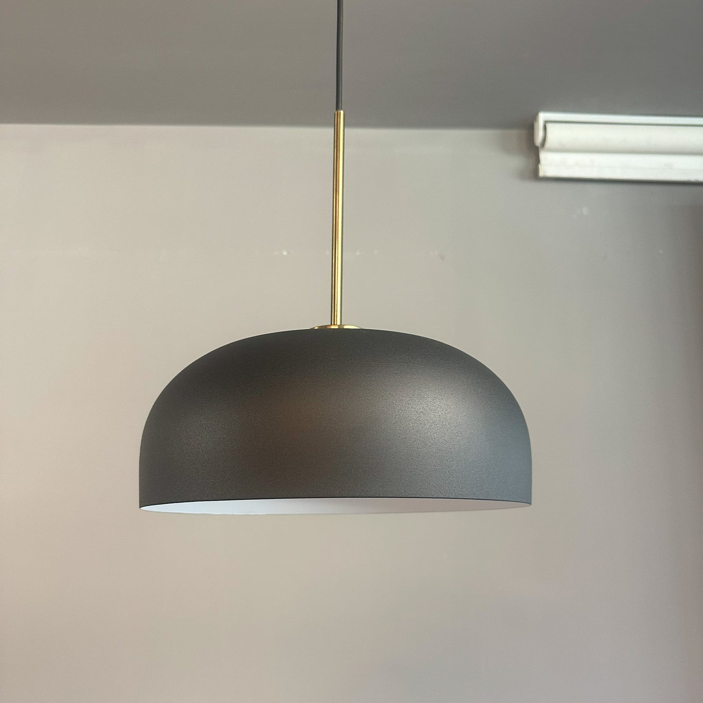 Pendelleuchte Rocha Dünn Ø30 cm, Metall Hängelampe