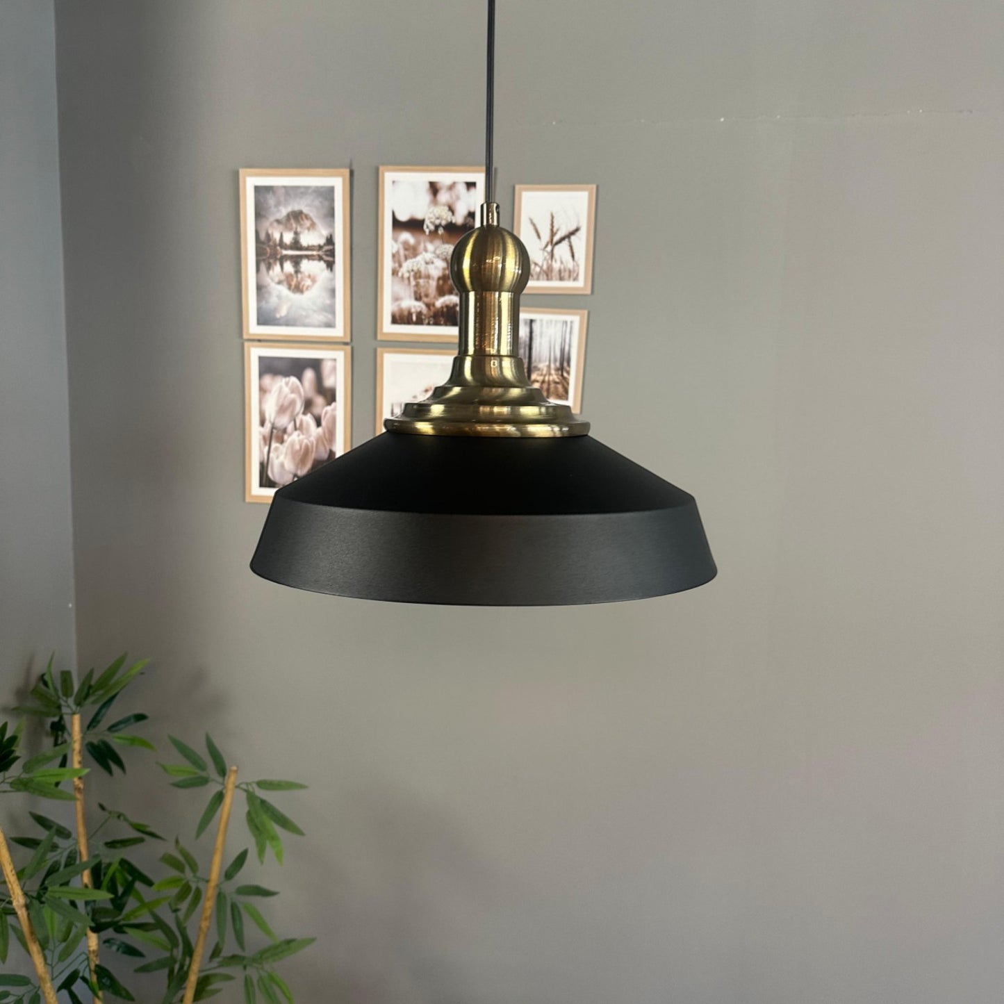 Pendelleuchte Lema Langer Knob Ø37,5 cm, Metall Hängelampe