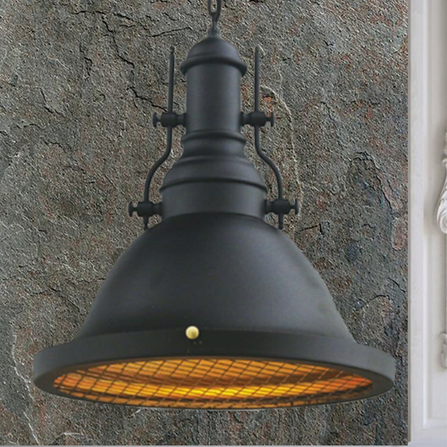 Pendelleuchte Bamyum Pendelleuchten I Turami I Schwarz E27 Ø30 cm Metall Lampe