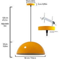 Suspension métal E27 grande