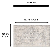 Tapis imprimé Duncan Chenille imprimé à la machine