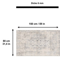 Tapis imprimé Duncan Chenille imprimé à la machine