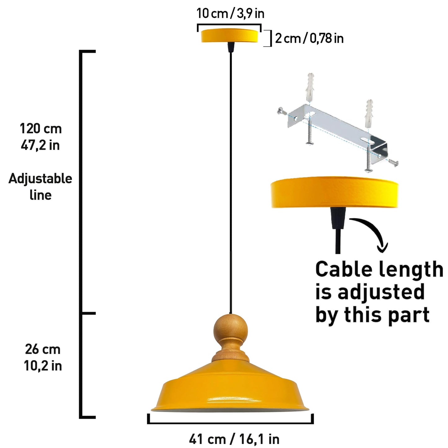 Lampe suspendue Lampe de cuisine