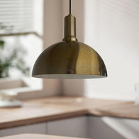 Yimpi Pendelleuchte 30 cm Kupferfarbe Vintage Pendelleuchte