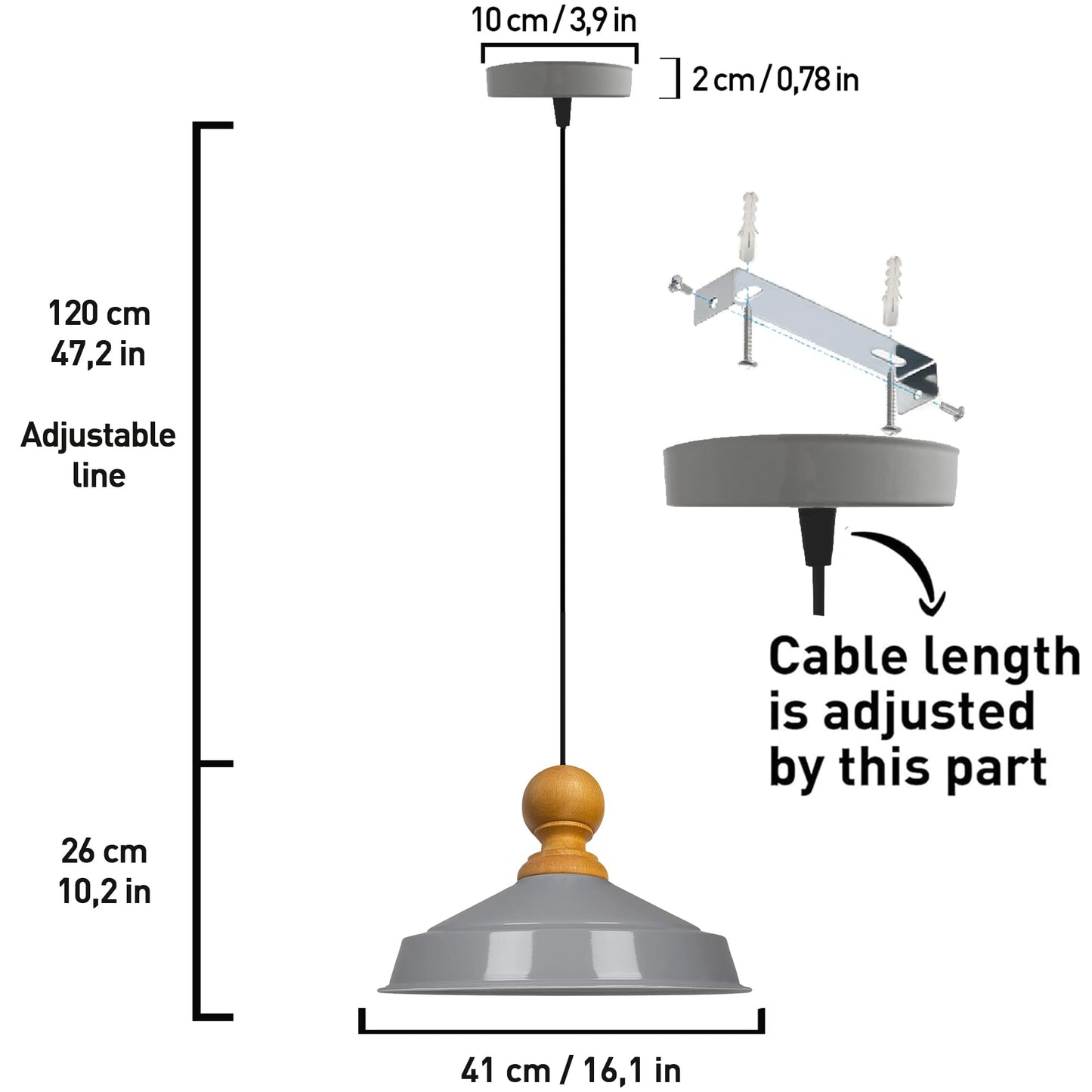 Lampe suspendue Lampe de cuisine