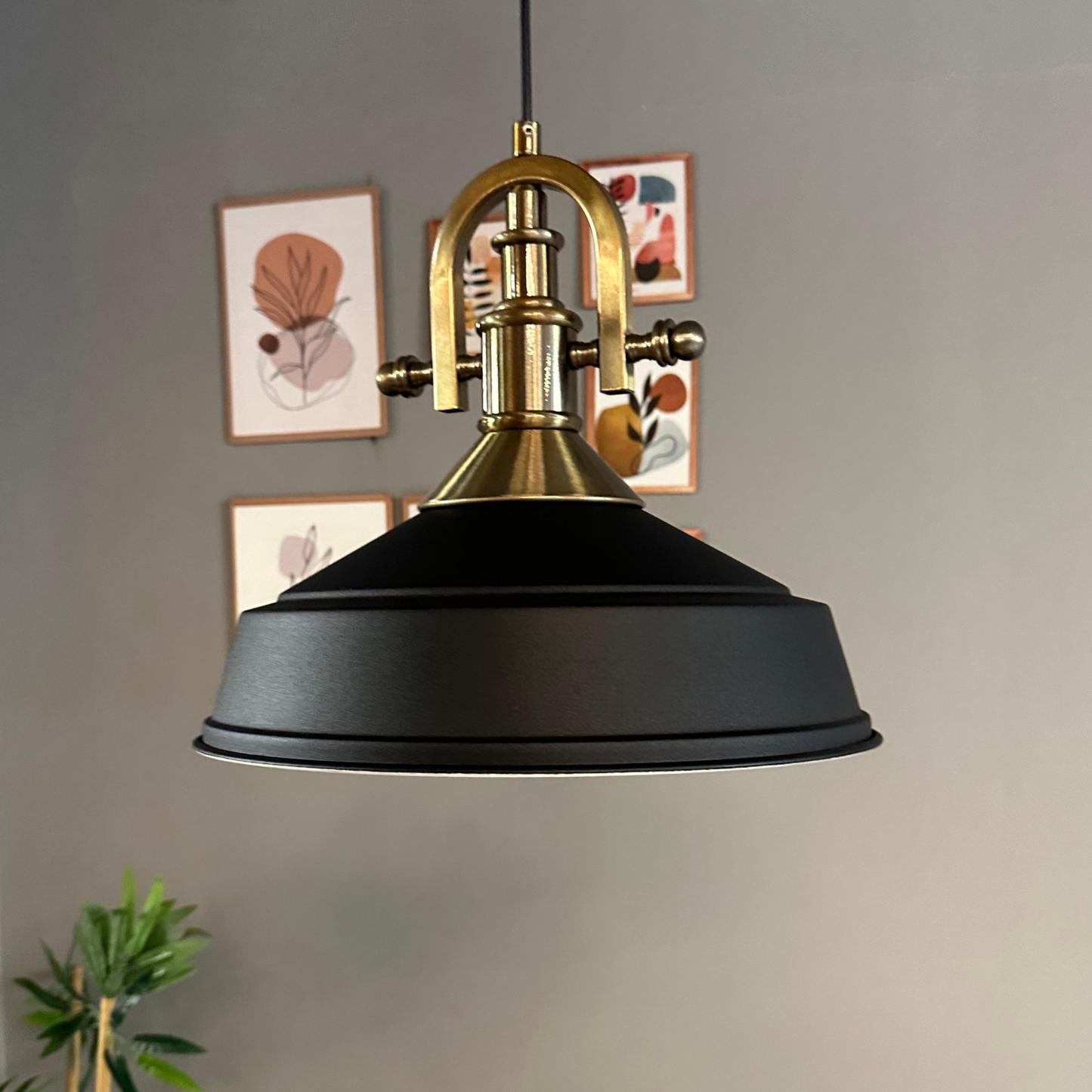 Pendelleuchte Carmelo Matrose Ø35 cm, Metall Hängelampe