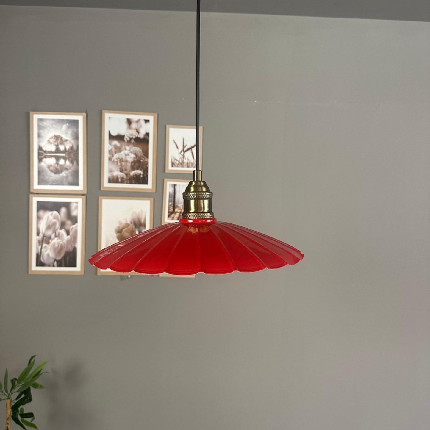 Pendelleuchte Risso Metall Ø34cm, Modern Hängelampe ohne Leuchtmittel