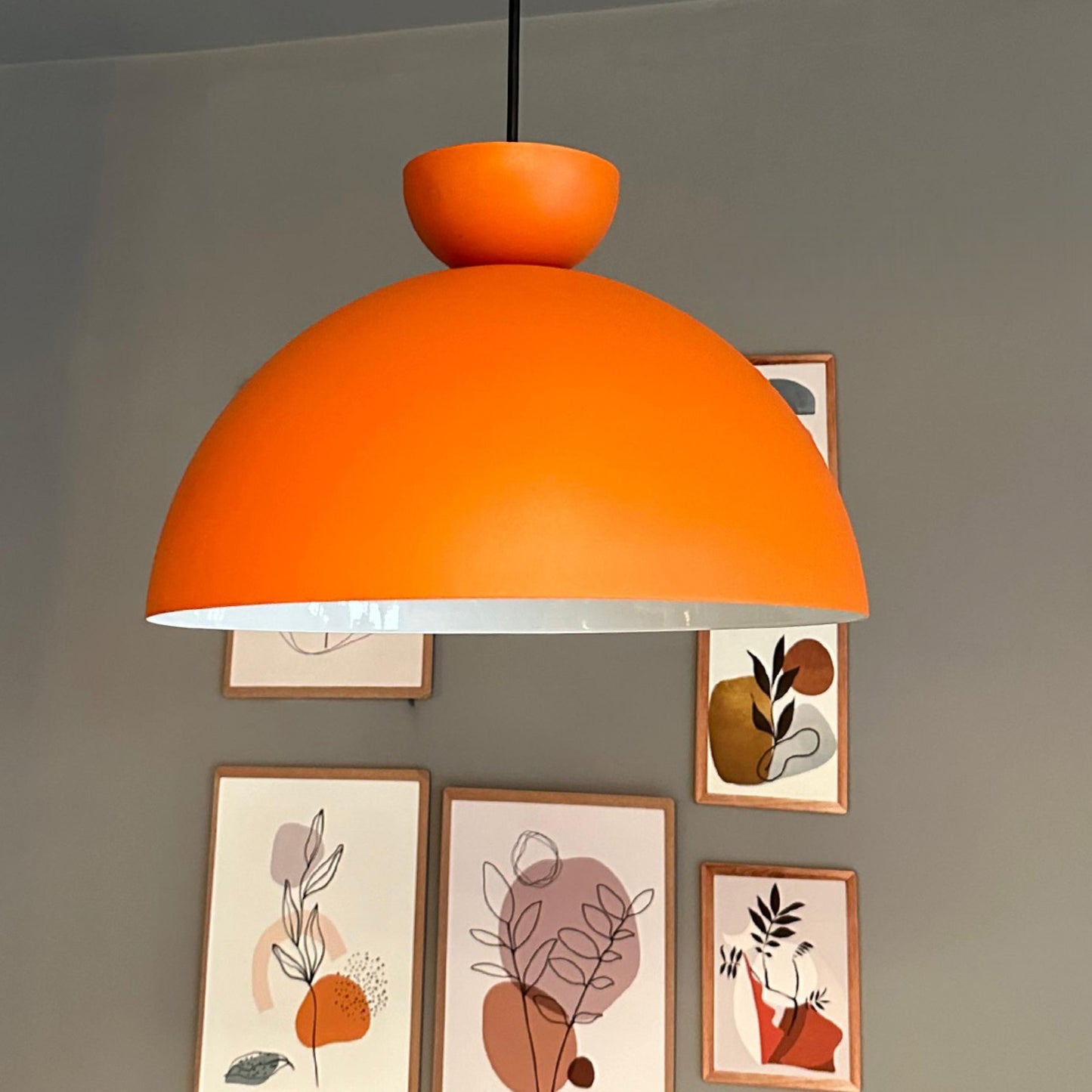 Pendelleuchte Yimpi Metall Ø30 cm, E27, Vintage Pendelleuchte ohne Leuchtmittel