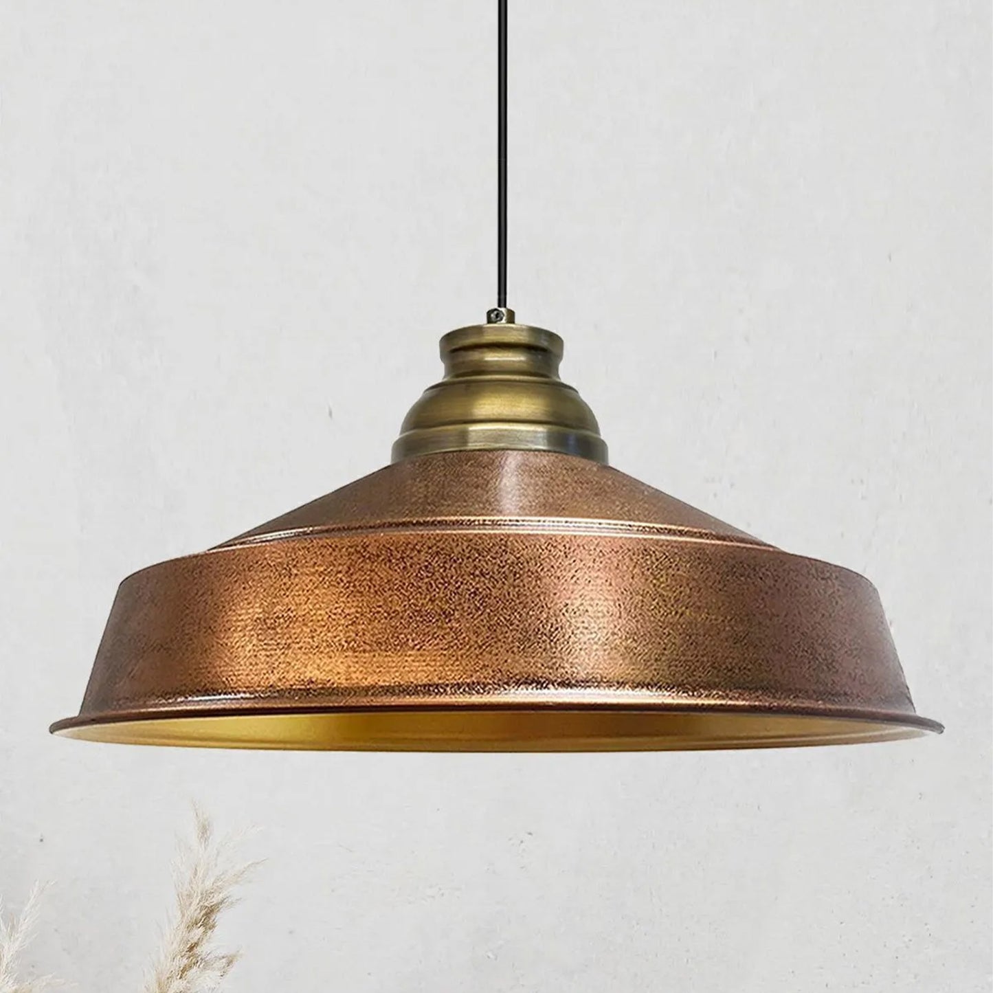 Pendelleuchte Hängelampe Asletl-HG Ø41cm, Pendelleuchte Vintage, E27 Lampe