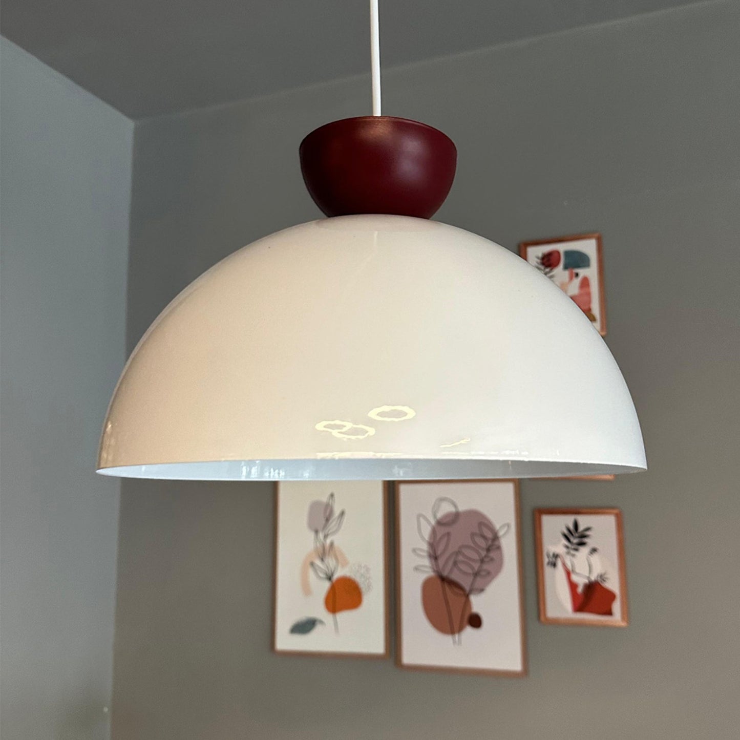 Pendelleuchte Yimpi Metall Ø30cm, Modern Hängelampe