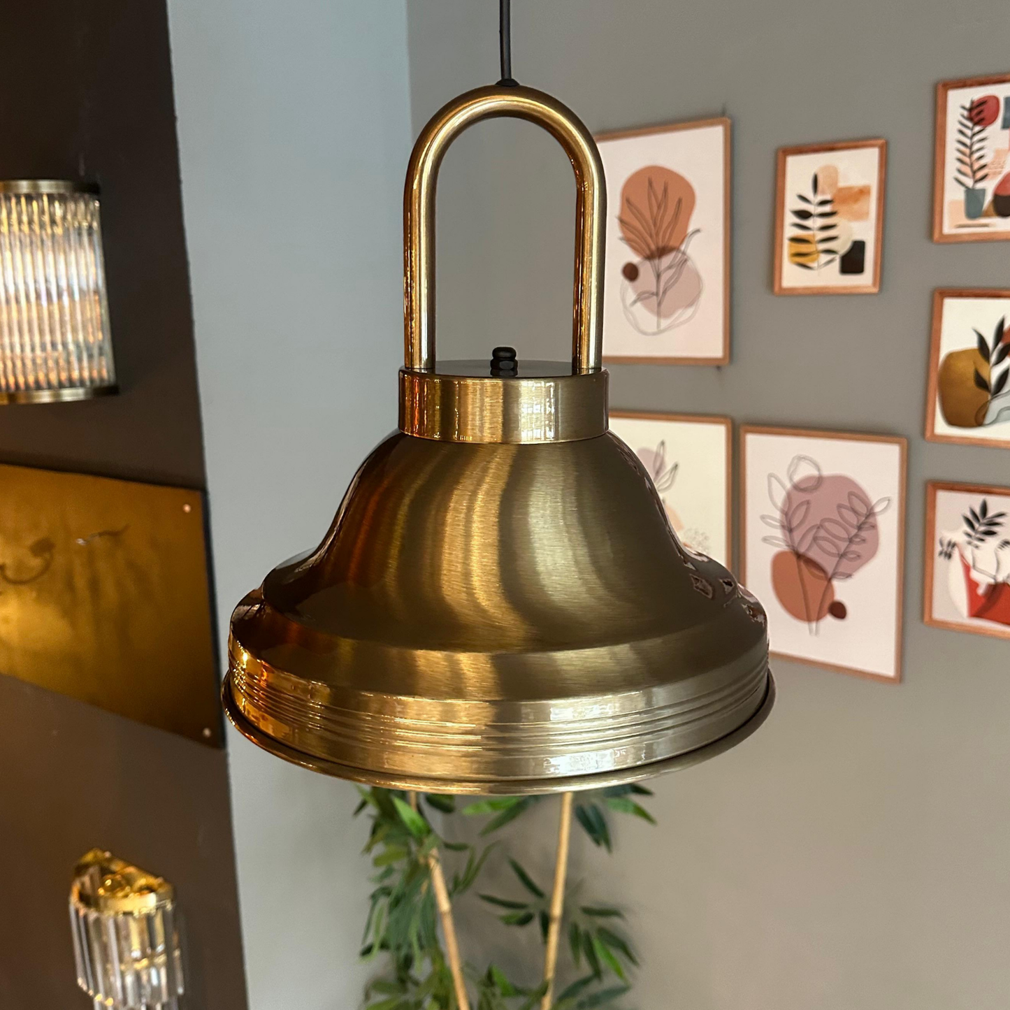 Pendelleuchte Asletl Hängelampe Industrial aus Metall Ø40 cm, Pendelleuchte Esstisch