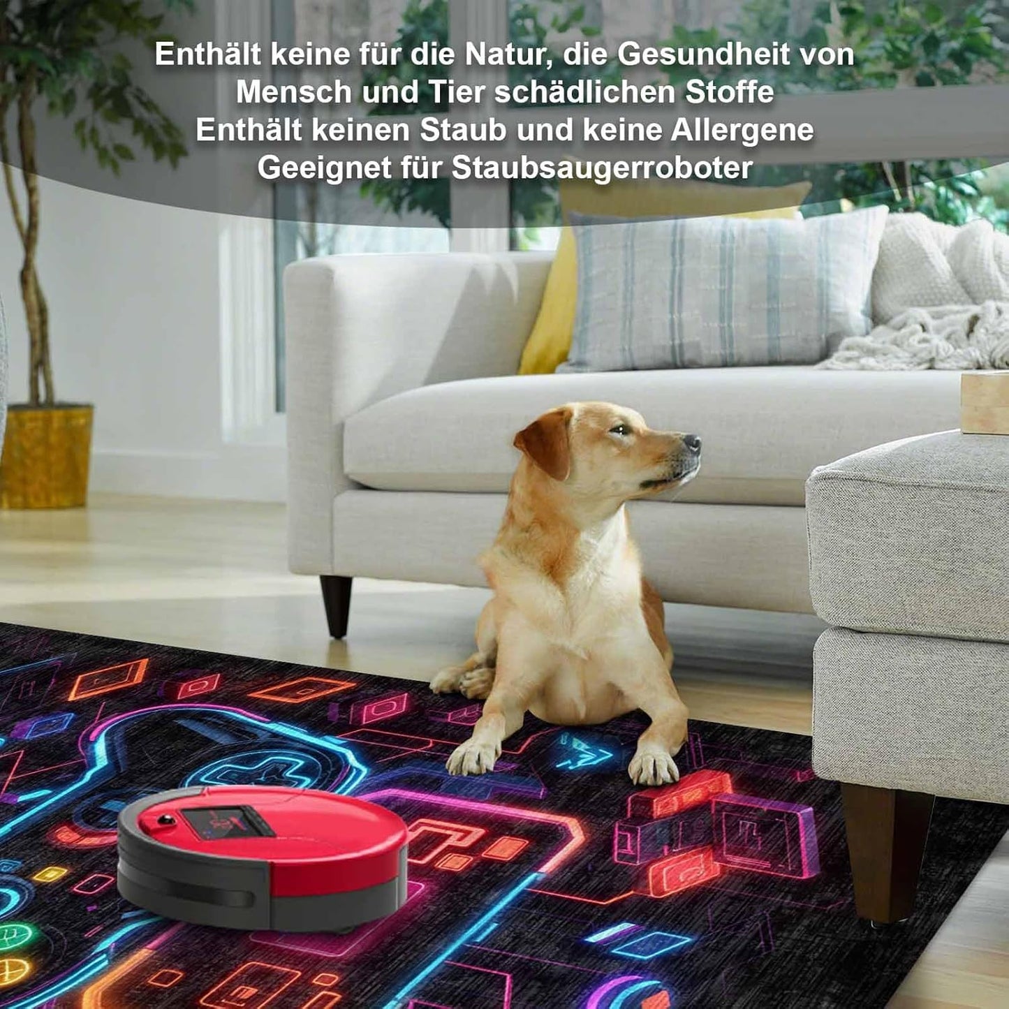 Gamer Teppich Console, Chenille Druck, maschinell gefertigt für das Gaming Zimmer