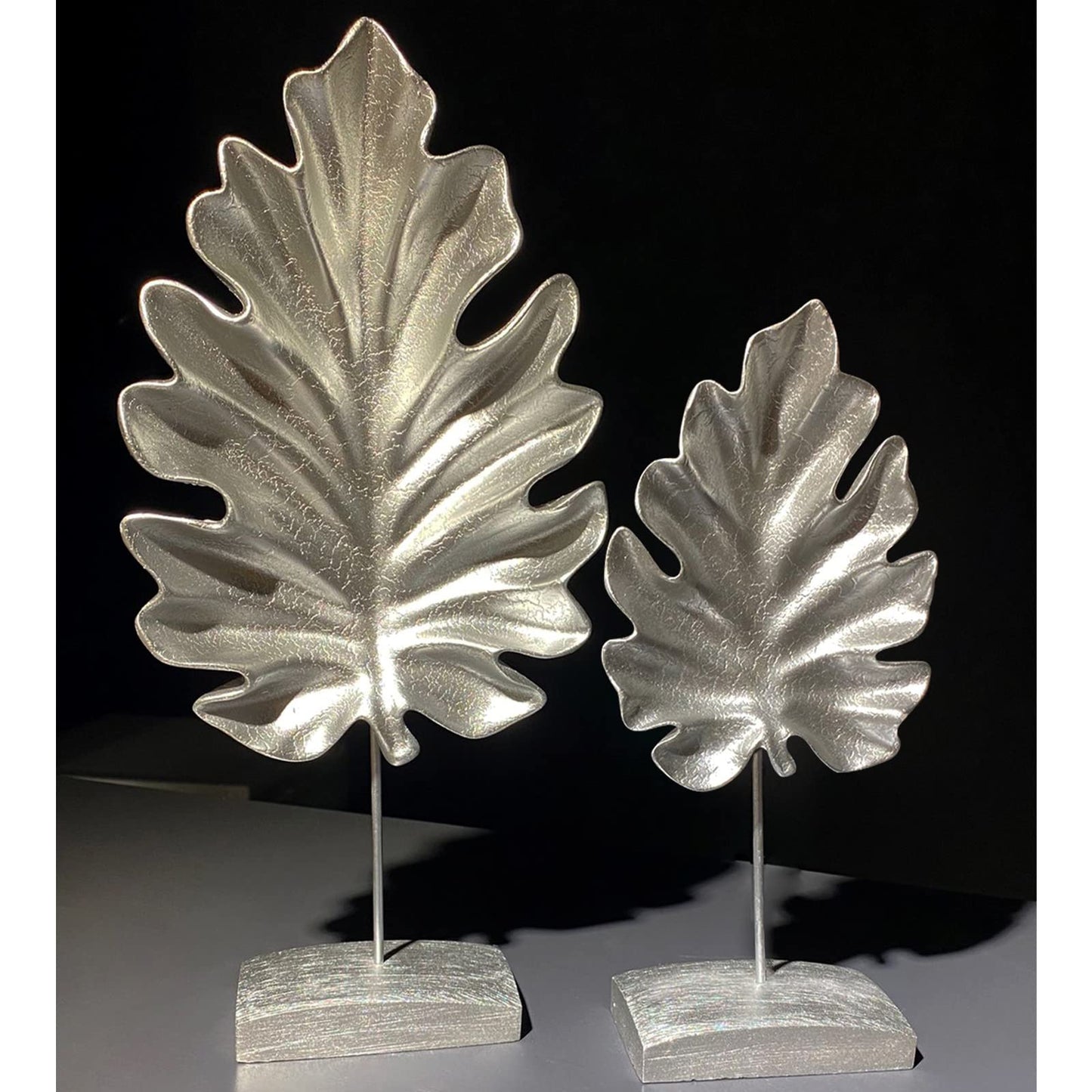 2pcs feuilles de sycomore figurine déco moderne