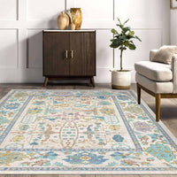 Bedruckter Teppich Sunse Chenille Print Maschinell hergestellt, waschbarer Vintage-Teppich