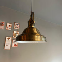 Pendelleuchte Asletl Hängelampe Industrial aus Metall Ø40 cm, Pendelleuchte Esstisch