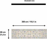 Bedruckter Teppich Simay Chenille Print Maschinell hergestellt, waschbarer Vintage-Teppich