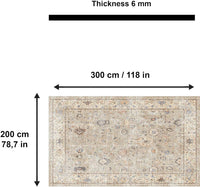 Monty Bedruckter Teppich Chenille-Druck Maschinell Hergestellt