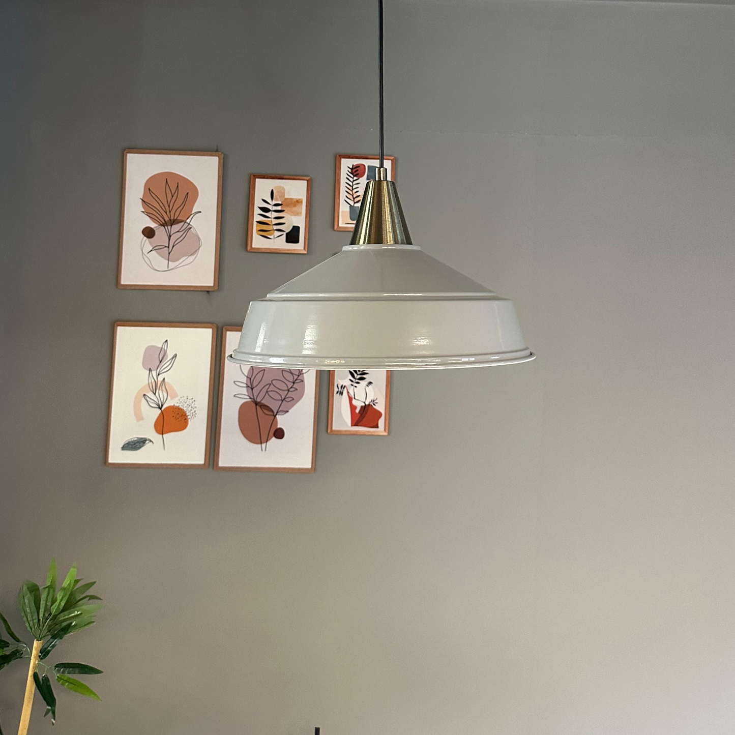 Pendelleuchte Carmelo Schlot Ø35 cm, Metall Hängelampe