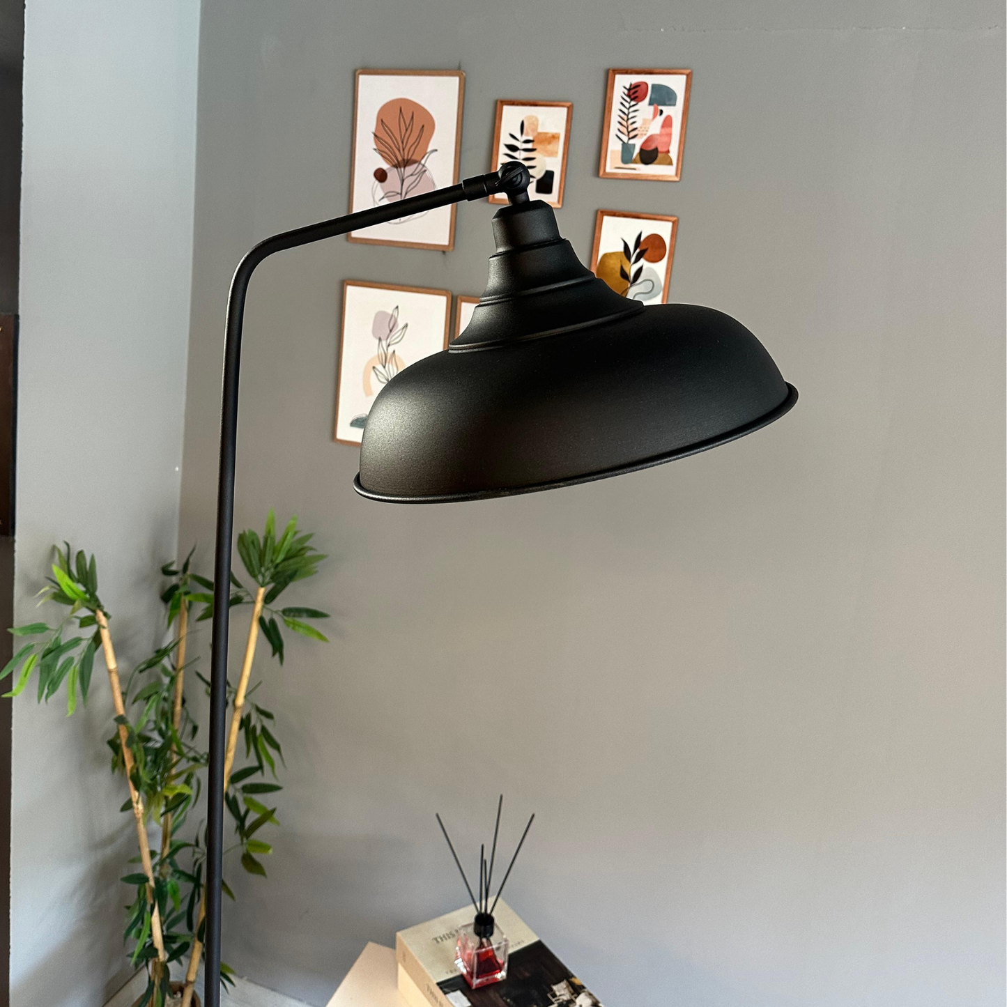 Stehlampe Velor Schatten Ufo Kopf Moderne Dekorative Metall Stehlampe