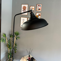 Stehlampe Velor Schatten Ufo Kopf Moderne Dekorative Metall Stehlampe
