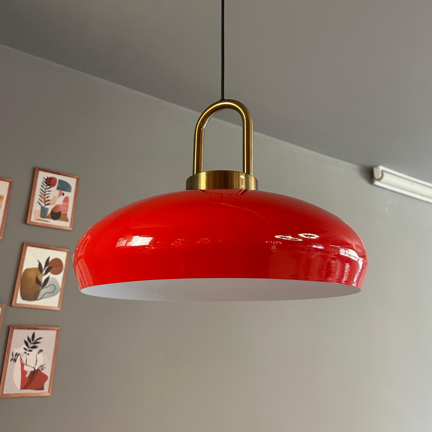Pendelleuchte Androa-Lock Hängelampe, Metall Ø40 cm Deckenlampe