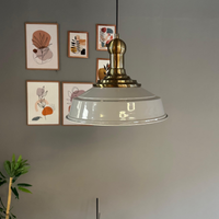 Pendelleuchte Pendelleuchte Carmelo Knob Ø35 cm, Metall Hängelampe