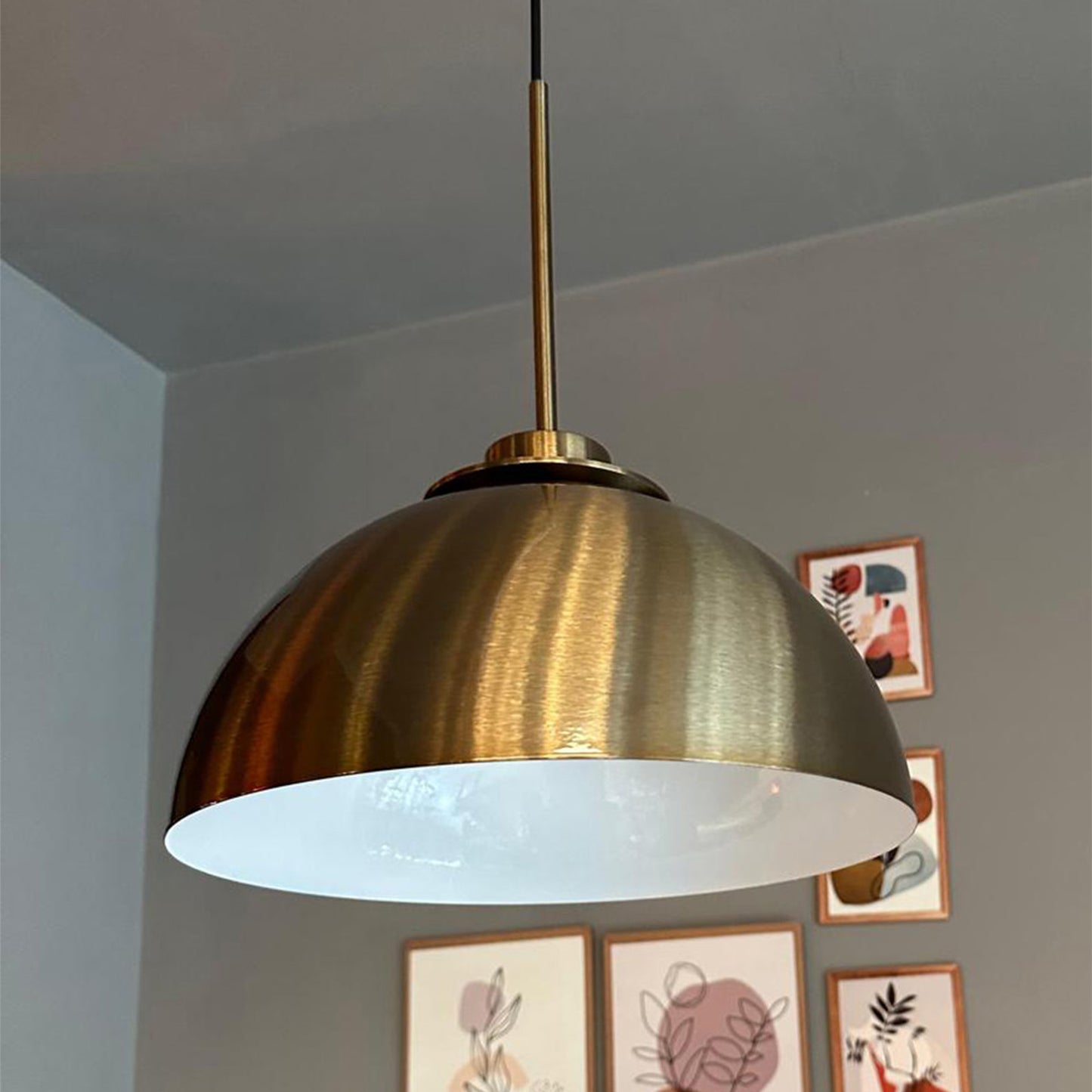 Pendelleuchte Yimpi Pendelleuchte Hängelampe aus Metall Ø43 cm Lampe