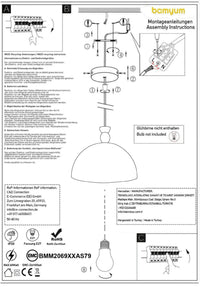 Lampe suspendue lampe industrielle lampe suspendue vintage
