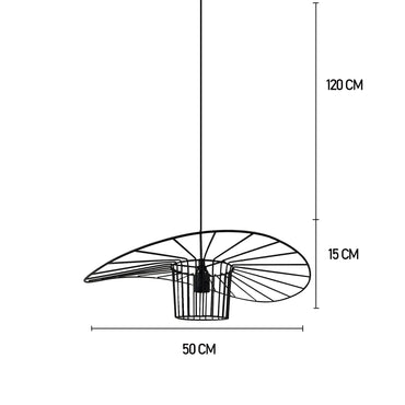 Pendelleuchte Bamyum Pendelleuchte I Orvelte I Metall Schwarz Lampe