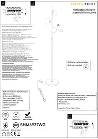 Stehlampe Bewegender Ufo Kopf Moderne Dekorative Metall Stehlampe
