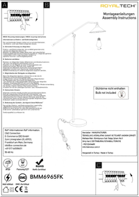 Stehlampe Meridian Bewegender Ufo Kopf Moderne Dekorative Metall Stehlampe