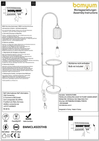Tumbled Wingmn Moving Head Moderne dekorative Metall Stehleuchte