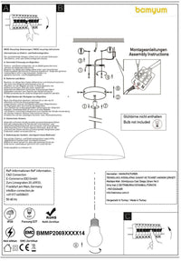 Lampe suspendue lampe industrielle lampe suspendue vintage