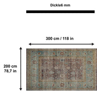 Tapis imprimé ENBER en chenille, fabriqué à la machine 