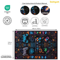 GAMEKING Bedruckter Teppich Chenille-Druck Maschinell Hergestellt