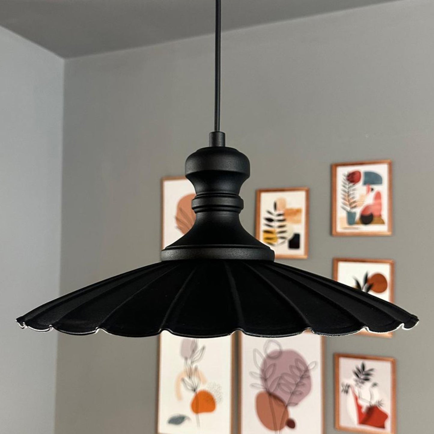 Pendelleuchte Risso Metall Ø34cm, Modern Hängelampe