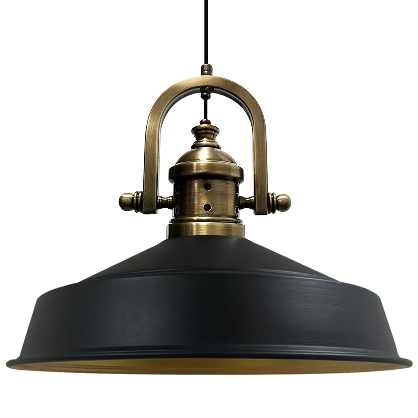 Pendelleuchte Asletl Hängelampe Industrial aus Metall Ø41 cm, Pendelleuchte Esstisch