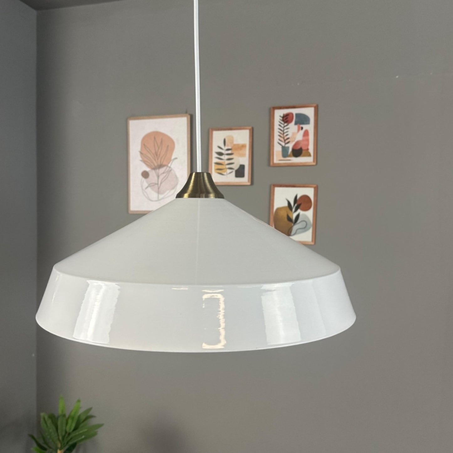 Pendelleuchte Lema Metall Ø37,5 cm, E27, Vintage Lampe