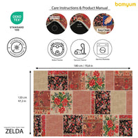 Tapis imprimé Zelda Chenille imprimé à la machine 