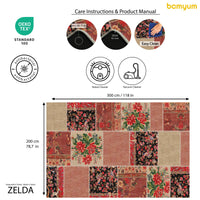 Tapis imprimé Zelda Chenille imprimé à la machine 