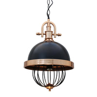 Pendelleuchte Richae Wohnzimmerlampe Hängelampe 35cm E27 Pendelleuchte Schwarz