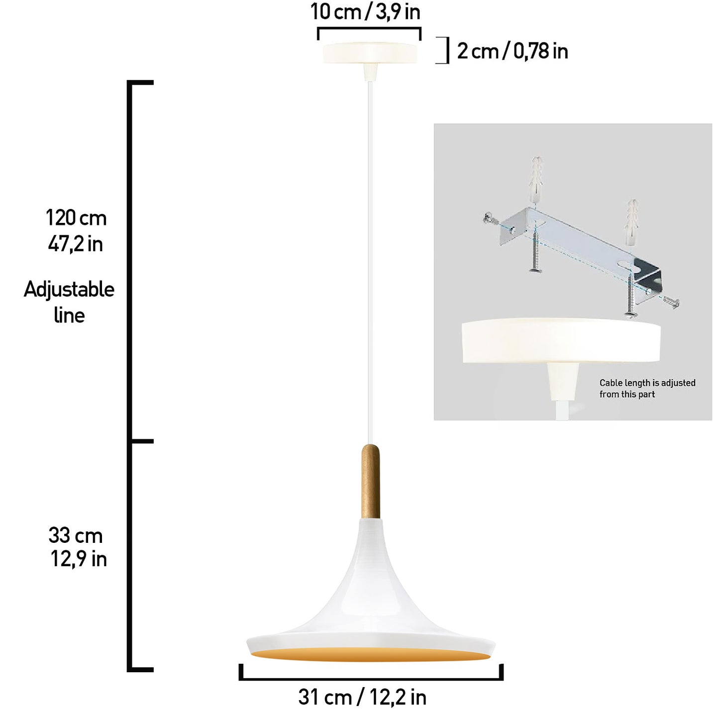 Pendelleuchte Skandinavisch Esstisch Lampe