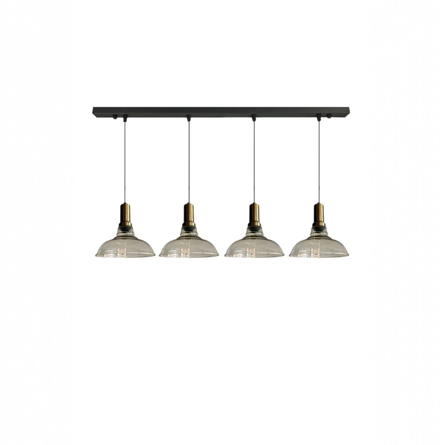 Pendelleuchte Vishi Einzelner Glas-Kronleuchter Trio Retro Pendelleuchte