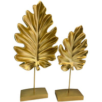 2pcs feuilles de sycomore figurine déco moderne