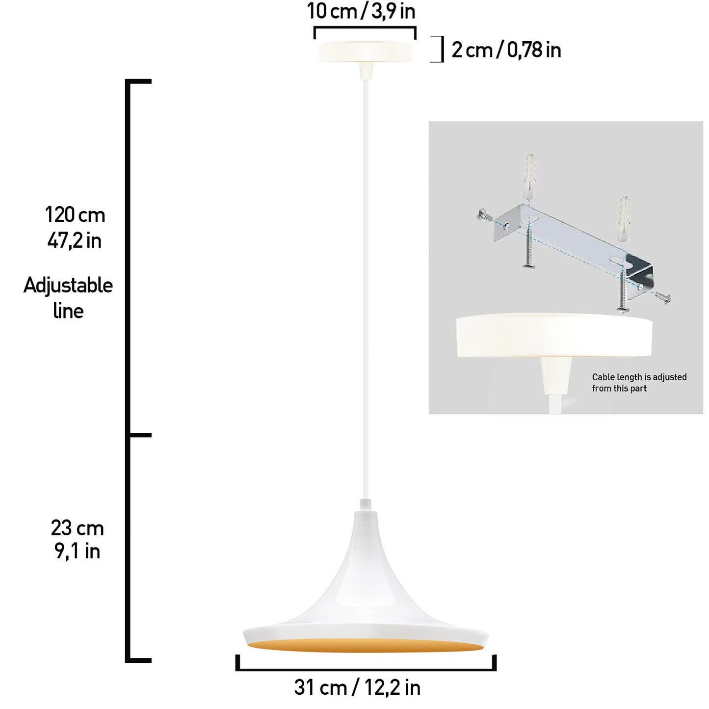 Pendelleuchte Skandinavisch Esstisch Lampe