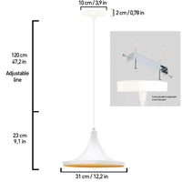 Lampada pendente scandinava da tavolo da pranzo