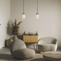 Pendelleuchte Pendelleuchte Tiny Glas Ø9 cm, Retro Hängelampe