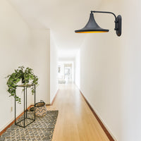 Wandleuchte Champion Wandleuchte Innen Metall, Wohnzimmer Vintage Wandlampe Innen